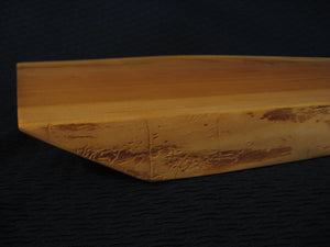 Live Edge Cherry Charcuterie Board.  Textured edge shown.
