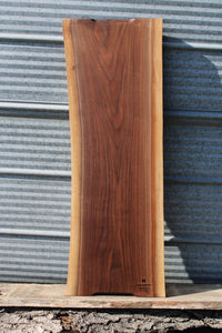 Live Edge Black Walnut Charcuterie Board #4.  Back pictured.