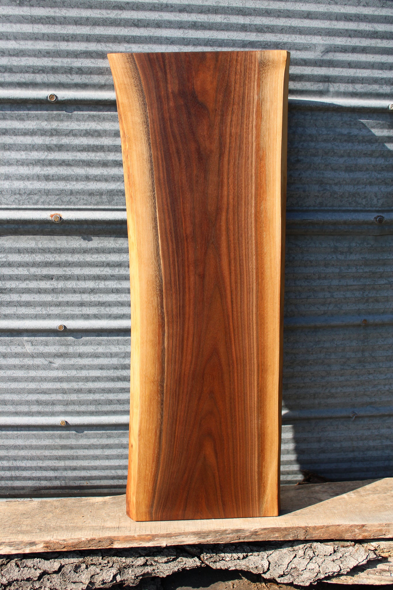 Live Edge Black Walnut Charcuterie Board #4.  Front pictured.