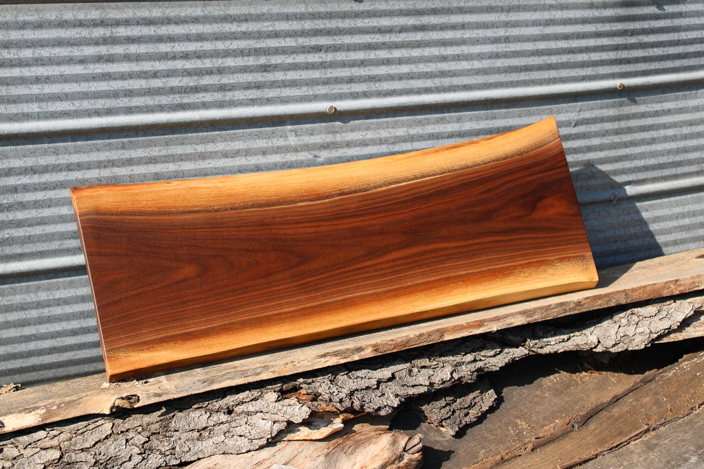Live Edge Black Walnut Charcuterie Board #4.  Front pictured.